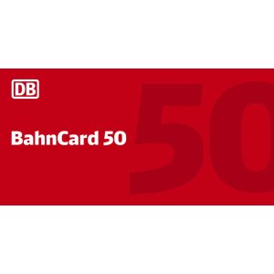 每月仅€10！火车票直接5折！BahnCard 50 年卡