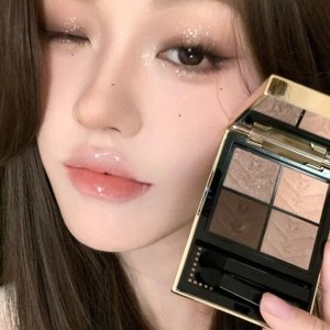 YVES SAINT LAURENT55折逆天价！万能百搭超日常！皮革四色眼影盘N1斯道拉