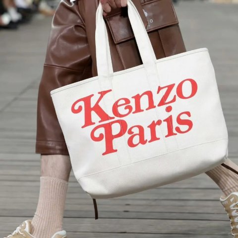 KenzoX VERDY 帆布托特包