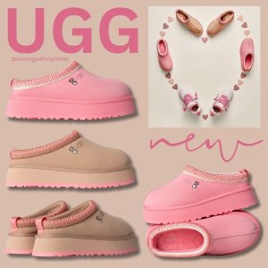 UGG 情人节限定终于发售！💗少女粉爆款Tazz拖鞋£105！