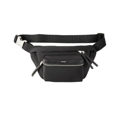 Sandro送男生好适合真皮帆布腰包