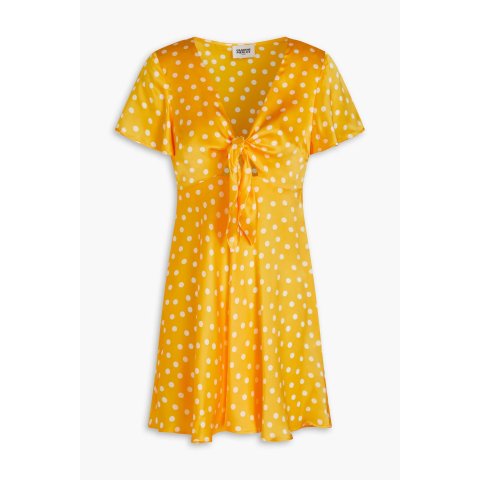 Claudie Pierlot真丝波点连衣裙