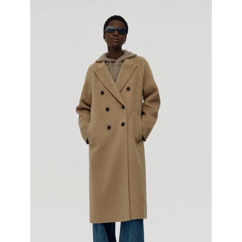 GOELIA双排扣大衣 