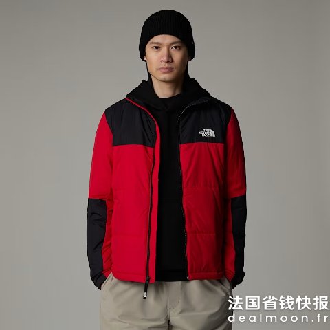 The North Face码数齐全红色面包服