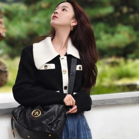 self portrait穿上人均江浙沪独生女！CARDIGAN上衣