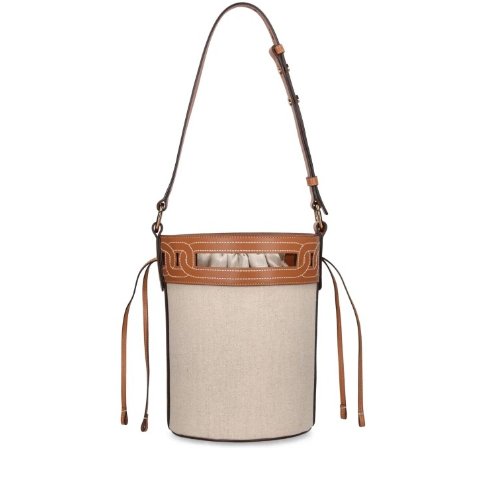 Tod s小号帆布水桶包