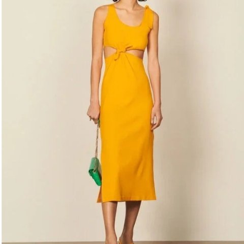 Sandro镂空连衣裙