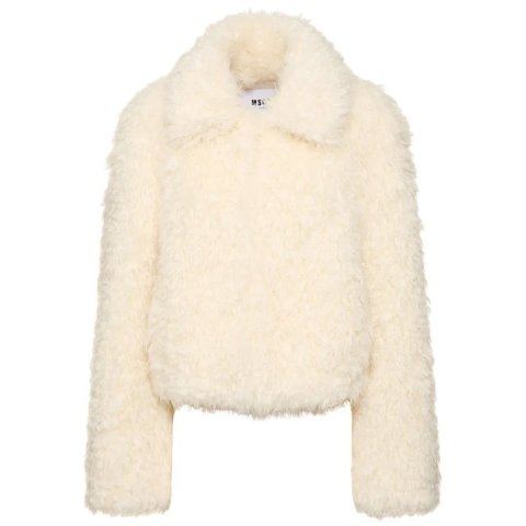 MSGM毛绒绒夹克外套