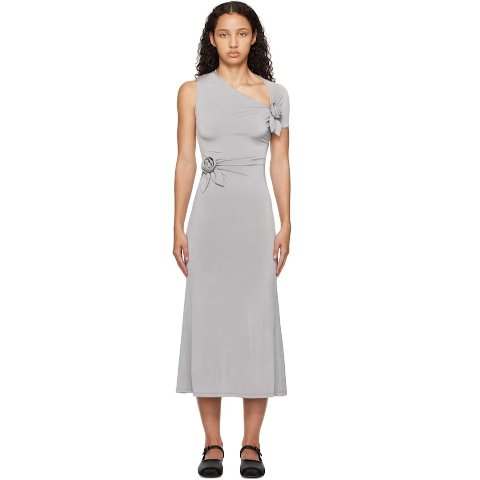 灰色 Fille 连衣裙