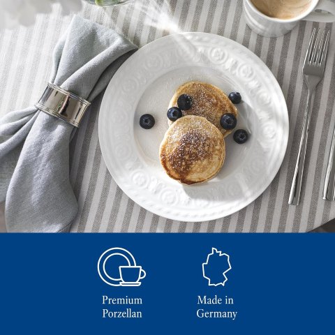 Villeroy & Boch22 cm花边早餐盘子