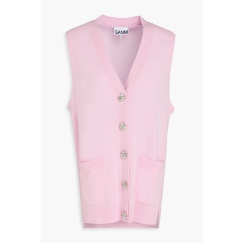 Ganni背心开衫