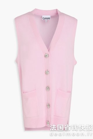 Ganni背心开衫