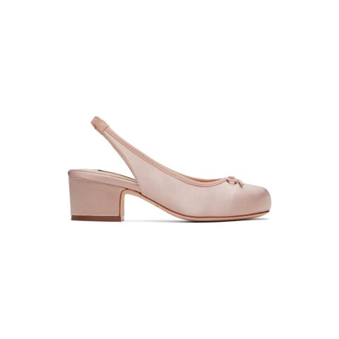 SANDY LIANG独家发售粉色 Slingback 45 中跟鞋