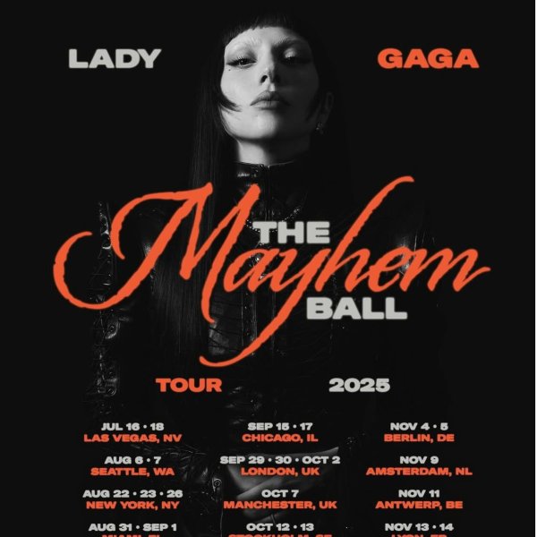 Lady Gaga 2025欧洲巡演官宣