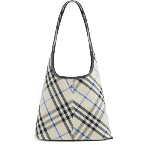 Burberry新款 格纹托特包