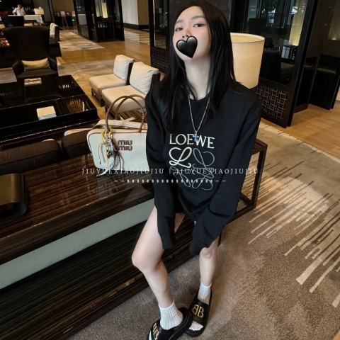 Loewe黑色补货！logo卫衣