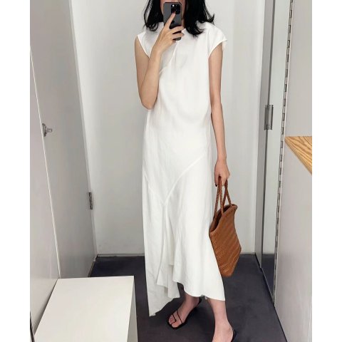 COS白月光仙裙~无袖连衣裙