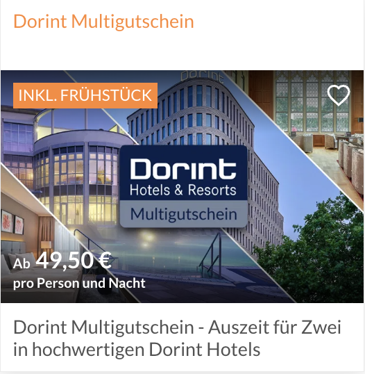 Dorint 酒店通用卷