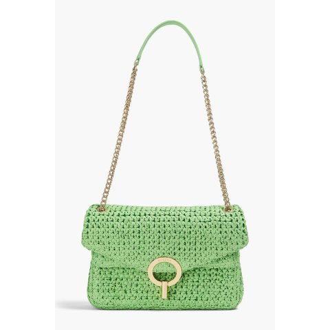 Sandro编织单肩包