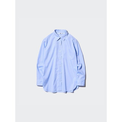 UniqloMiu系蓝衬衫