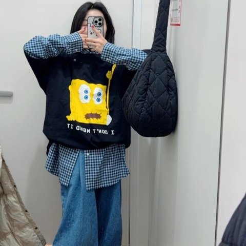 Uniqlo@曹曹不吵，版权属于原作者海绵宝宝联名tee