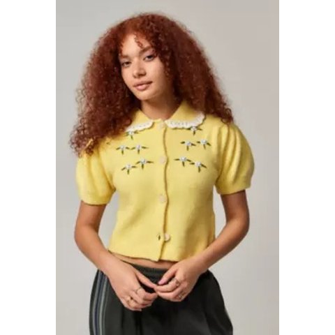 Kimchi Blue泡泡袖开衫