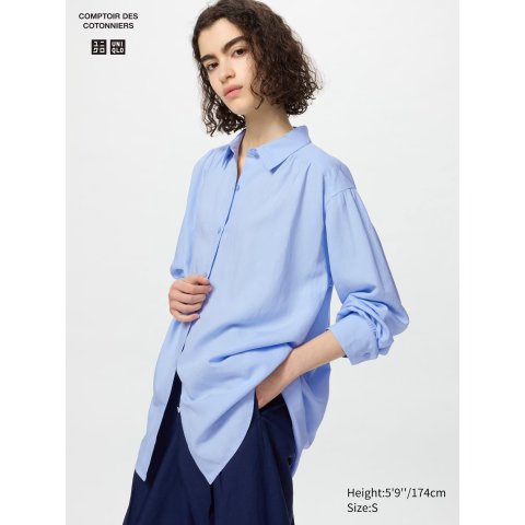 Uniqlo亚麻衬衫