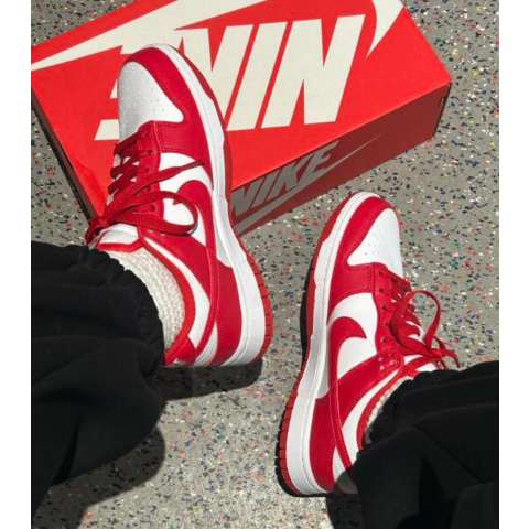 Nike这价格真香 @MiraitowaDunk Low 红白色