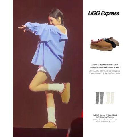 UGG宁宁同款！UGG 厚底雪地拖