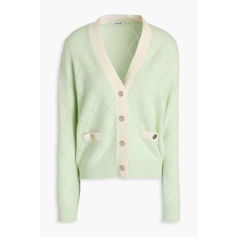 Sandro羊绒羊毛针织开衫