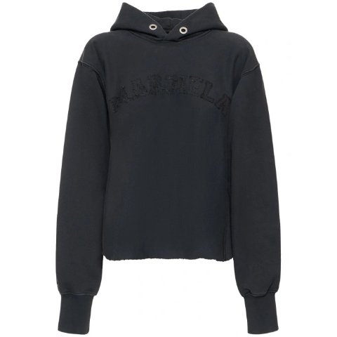 Maison MargielaLogo连帽卫衣