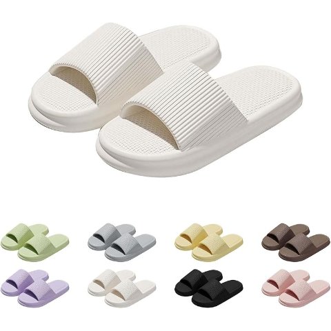 2件再打9折！5件额外6折！极简拖鞋