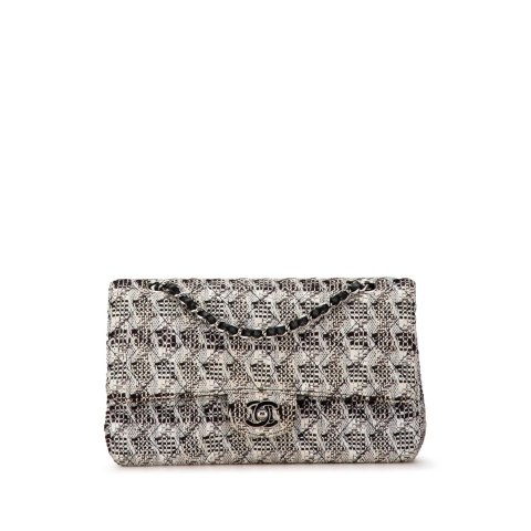 Chanel花呢Flap 单肩包