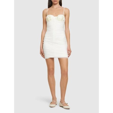 Florana褶饰迷你连衣裙