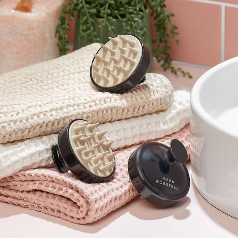 Grow Gorgeous长指甲洗头神器！按摩发梳