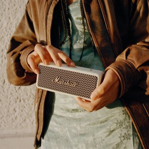 Marshall奶油色超好看！Emberton II 便携蓝牙音箱 奶油色