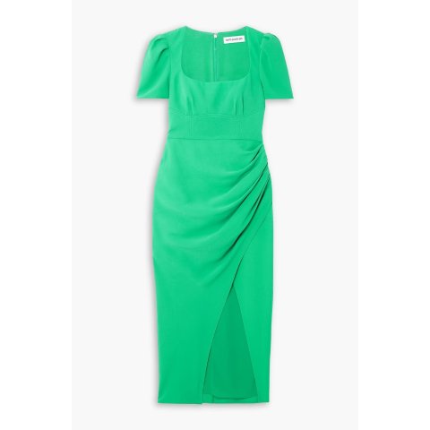 Self-Portrait方领连衣裙