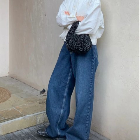COS阔腿超飒~牛仔裤