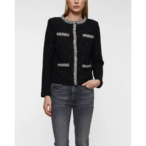 Self-Portrait小香风织花外套