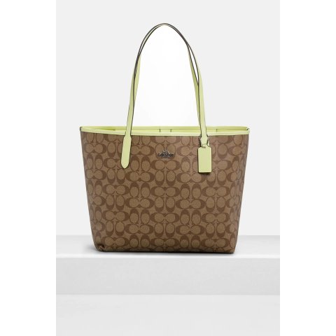 Coach老花托特包