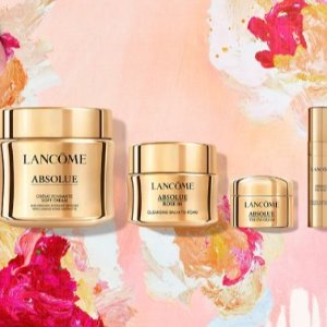 Lancome菁纯礼盒 正装面霜+滋润面霜+眼霜+精华仅€209