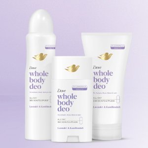 0元购🆓多芬Dove香体剂 薰衣草&洋甘菊香，清爽一整天