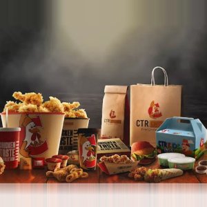 也可选2/4人套餐！带薯条+饮料