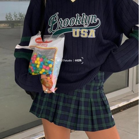 Ralph Lauren格纹半裙