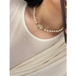 Vivienne Westwood这条基本不撞款@蜉蝣珍珠土星choker
