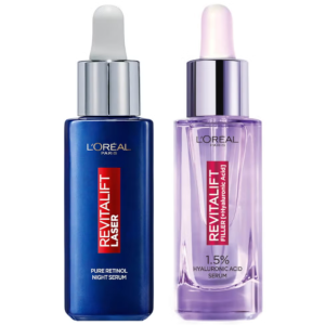 L'Oréal 欧莱雅双效精华套装 视黄醇+玻尿酸精华 抗初老必备