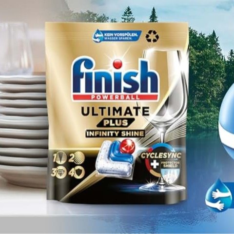 低至€0.15/次洗碗🥣不用手！清洁耗材要囤够 Finish洗碗块香到不行！🍋