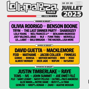门票捡漏€89起巴黎 Lollapalooza 音乐节回归🔥David Guetta、IVE等现场看
