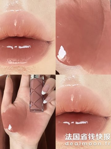 SEPHORA COLLECTION白开水淡颜必入！蜜桃裸奶茶色@ 一支秋千玻璃唇蜜#02