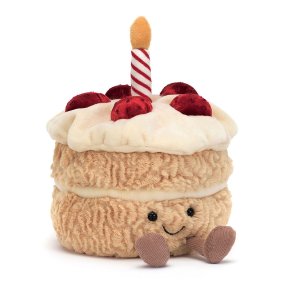 Jellycat老网红补货了哦吼生日蛋糕